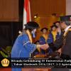Wisuda Unpad Gel IV TA 2016_2017 Fakultas ISIP oleh  Rektor  206