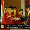 Wisuda Unpad Gel IV TA 2016_2017 Fakultas ILMU BUDAYA oleh  Rektor 075