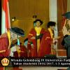 Wisuda Unpad Gel IV TA 2016_2017 Fakultas ILMU BUDAYA oleh  Rektor 084