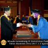 Wisuda Unpad Gel IV TA 2016_2017 Fakultas M I P A oleh  Dekan 155