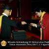 Wisuda Unpad Gel IV TA 2016_2017 Fakultas HUKUM oleh Dekan 056