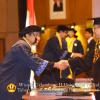 Wisuda Unpad Gel II TA 2014_2015 Program Pasca oleh Rektor 012