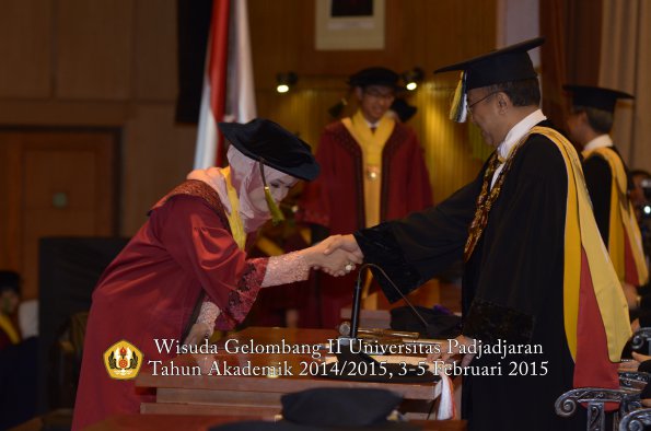 Wisuda Unpad Gel II TA 2014_2015 Fakultas Kedokteran oleh Rektor 113