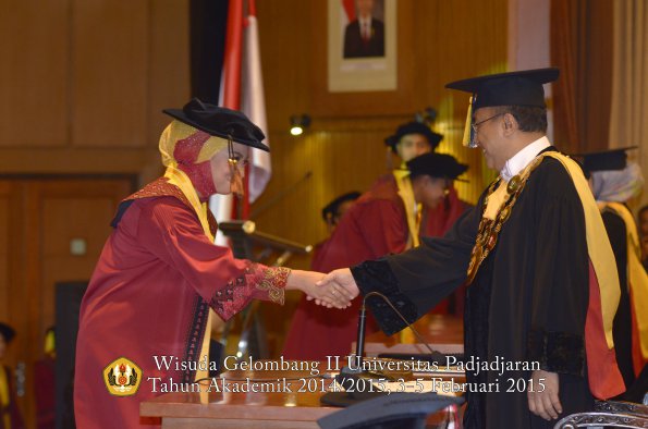 Wisuda Unpad Gel II TA 2014_2015  Fakultas Peternakan oleh Rektor 005