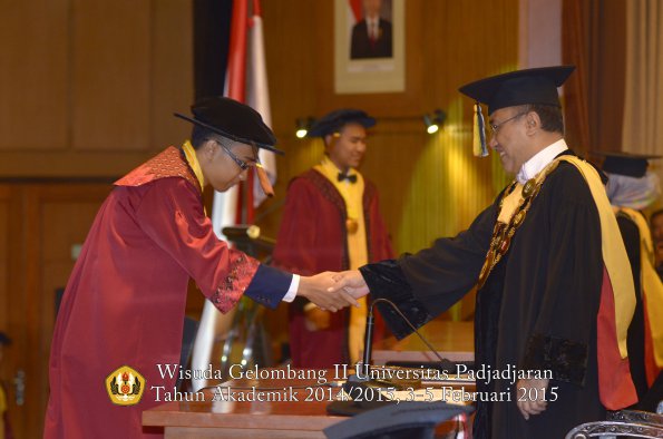 Wisuda Unpad Gel II TA 2014_2015  Fakultas Peternakan oleh Rektor 009