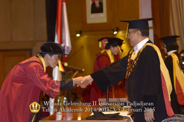 Wisuda Unpad Gel II TA 2014_2015 Fakultas Mipa oleh Rektor 003