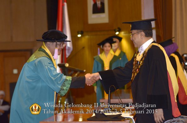 Wisuda Unpad Gel II TA 2014_2015 Fakultas Kedokteran Gigi oleh Rektor 003