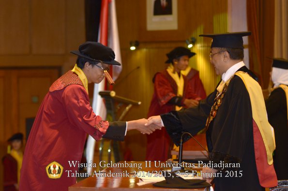 Wisuda Unpad Gel II TA 2014_2015  Fakultas Peternakan oleh Rektor 007