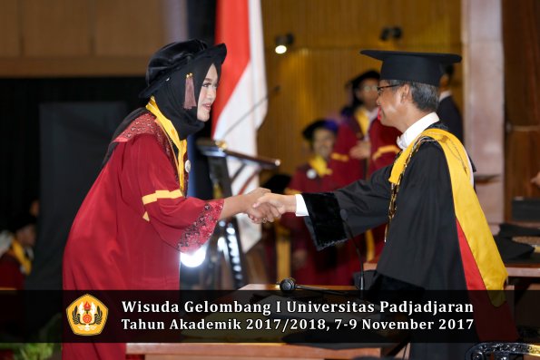 Wisuda Unpad Gel I TA 2017_2018  Fakultas peternakan oleh Rektor 021